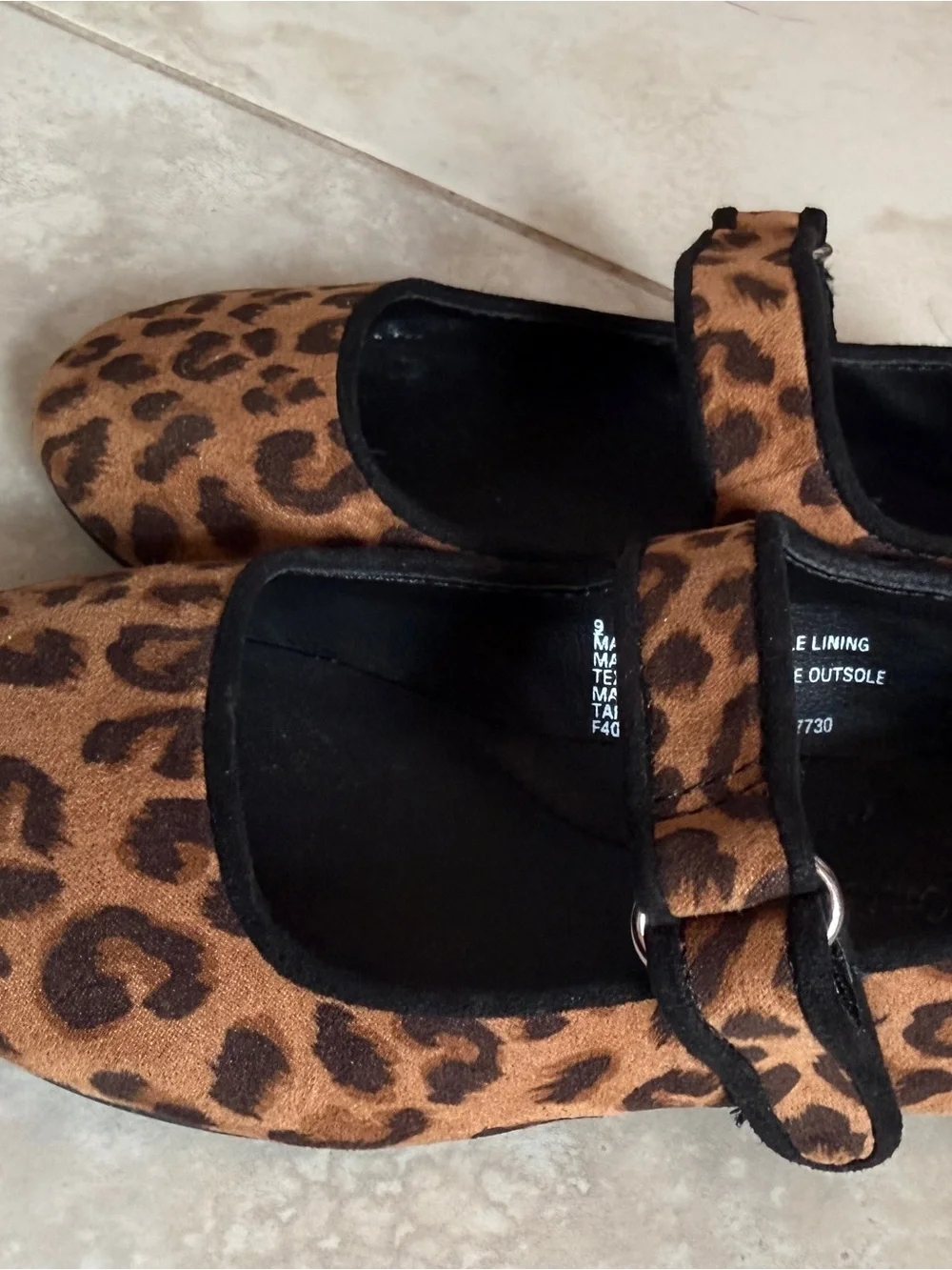 Cat&Jack Leopard Print Mary Jane Flats -